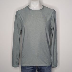 Vuori Light Blue Long Sleeve Crew Neck Pullover T-shirt M